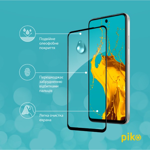 Фото - Защитное стекло для смартфона Piko 9H for Infinix Hot 50i / Hot 50 5G / Smart 9 Black (1283126607097)