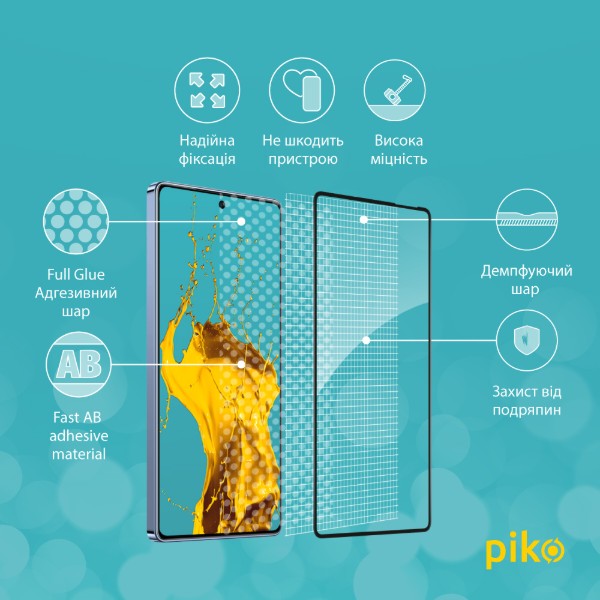 Фото - Захисне скло для смартфону Piko 9H for Infinix Note 40 4G Black (1283126594922)