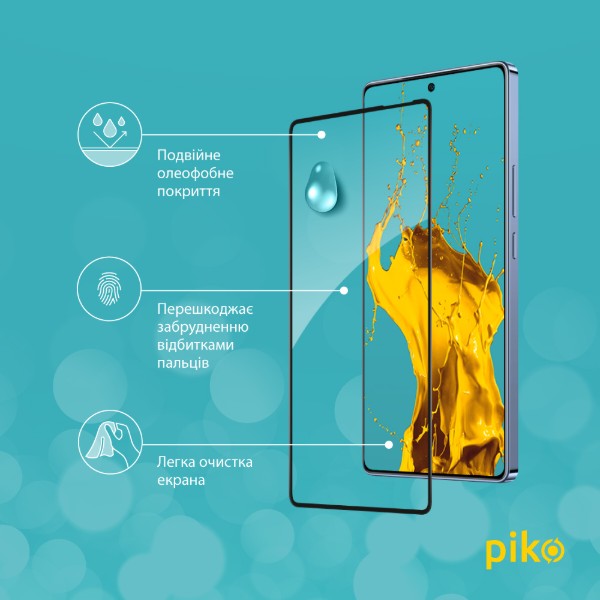 Фото - Захисне скло для смартфону Piko 9H for Infinix Note 40 4G Black (1283126594922)