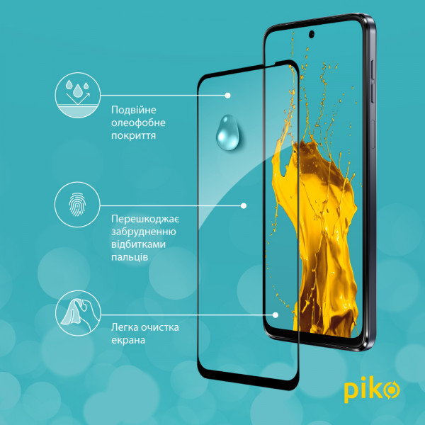 Фото - Захисне скло для смартфону Piko Full Glue for Moto G54 (1283126582448)