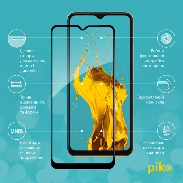 Фото - Защитное стекло для смартфона Piko Full Glue for Oppo A38 4G Black (1283126588617)