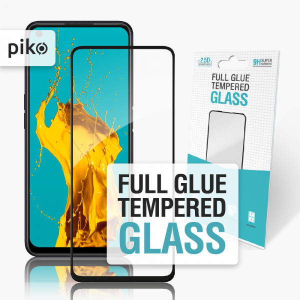 Фото - Захисне скло для смартфону Piko Full Glue for Oppo A76 4G Black (1283126528897)