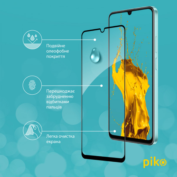 Фото - Защитное стекло для смартфона Piko Full Glue for RealMe C51 (1283126582851)