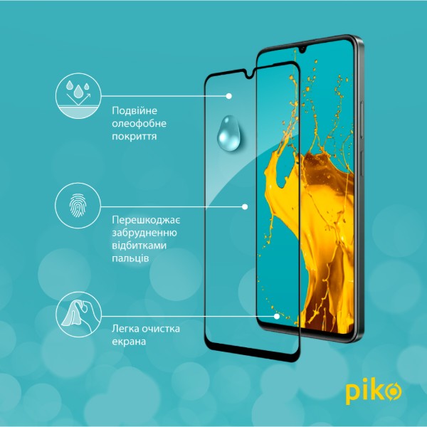 Фото - Защитное стекло для смартфона Piko 9H for Realme C61 Black (1283126594069)