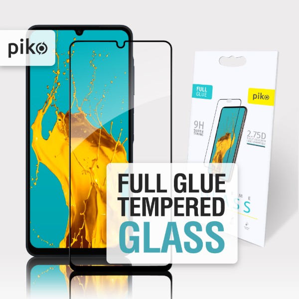 Фото - Защитное стекло для смартфона Piko 9H for Samsung Galaxy A06 Black (1283126598593)