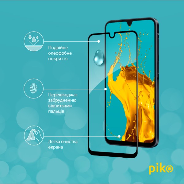Фото - Захисне скло для смартфону Piko 9H for Samsung Galaxy A16 / M16 / F16 Black (1283126598609)