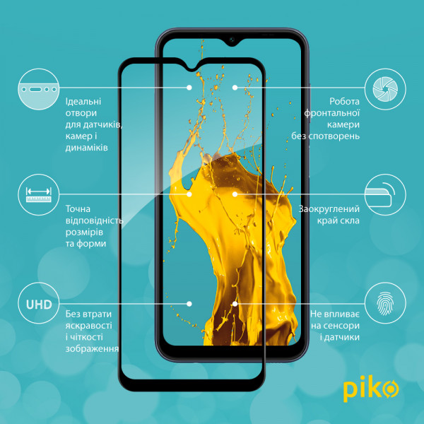 Фото - Захисне скло для смартфону Piko Full Glue for Samsung M14 (1283126579929)