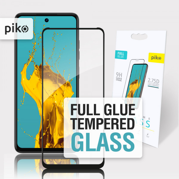 Фото - Захисне скло для смартфону Piko Full Glue for Tecno Spark 20 Black Paper pack (1283126589027)