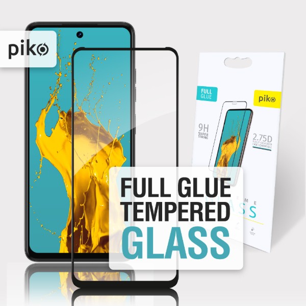 Фото - Защитное стекло для смартфона Piko Full Glue for Tecno Spark 20 Black (1283126589010)
