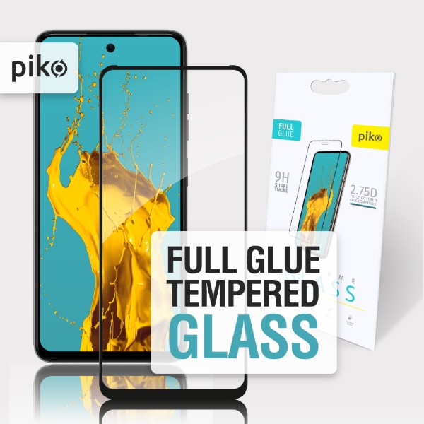 Фото - Защитное стекло для смартфона Piko Full Glue for Tecno Spark 20C Black (1283126589072)