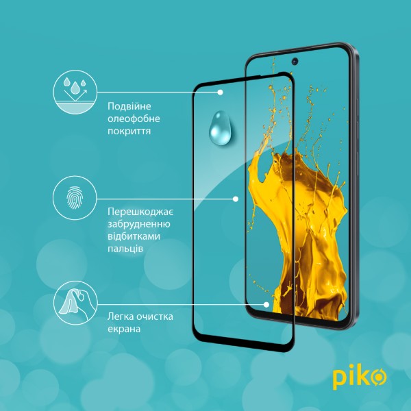 Фото - Защитное стекло для смартфона Piko 9H for Tecno Spark Go 1 Black (1283126607769)
