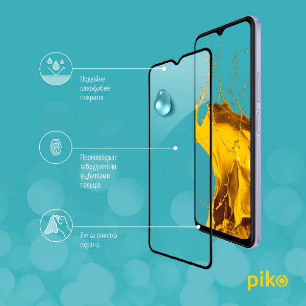 Фото - Захисне скло для смартфону Piko Full Glue for Vivo Y21S Black (1283126527029)