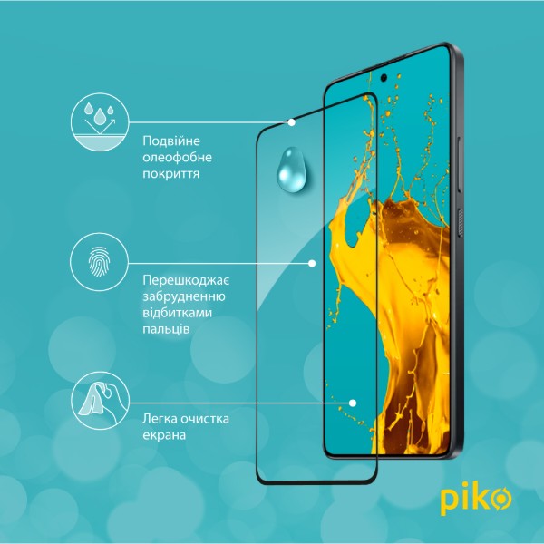 Фото - Захисне скло для смартфону Piko 9H for Xiaomi 14T Pro Black (1283126603440)