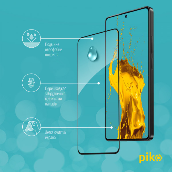 Фото - Захисне скло для смартфону Piko Full Glue for Xiaomi Poco M6 Pro (1283126589737)