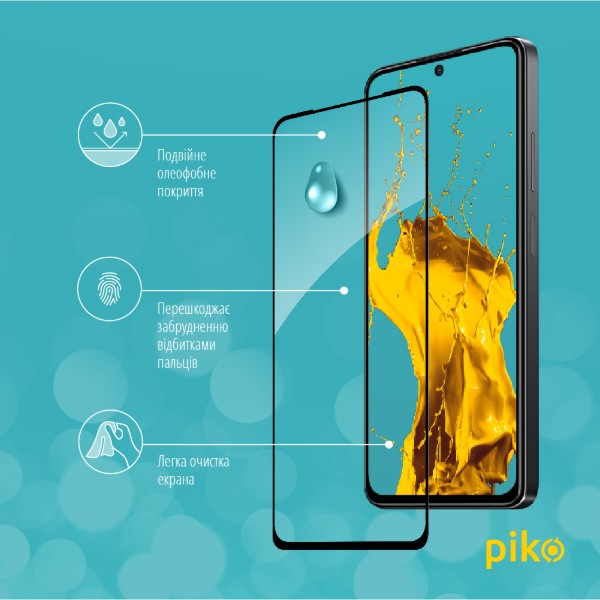 Фото - Захисне скло для смартфону Piko Full Glue for Xiaomi Poco X4 Pro 5G Black (1283126529108)