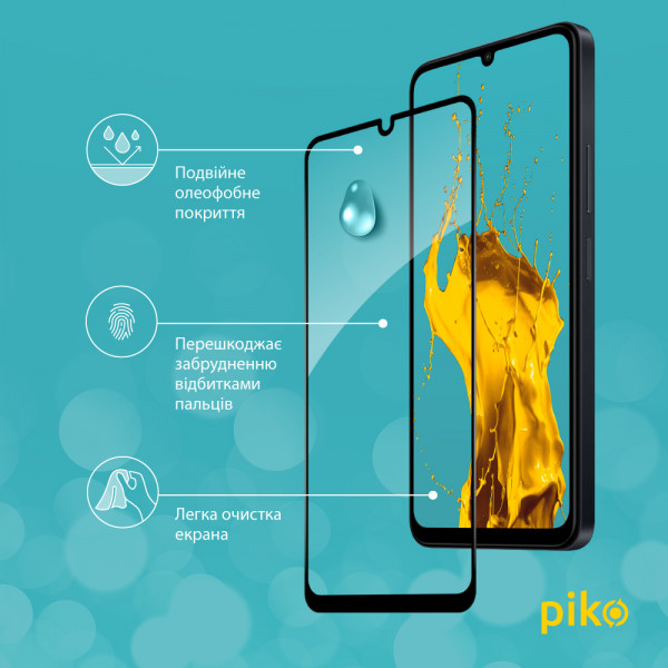 Фото - Захисне скло для смартфону Piko Full Glue for Xiaomi Redmi 13C (1283126583247)