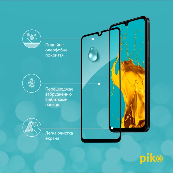 Фото - Захисне скло для смартфону Piko 9H for Xiaomi Redmi 14C / Poco C75 Black (1283126598616)