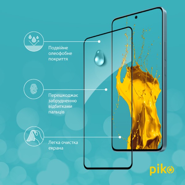 Фото - Захисне скло для смартфону Piko Full Glue for Xiaomi Redmi Note 13 Pro 5G (1283126584008)