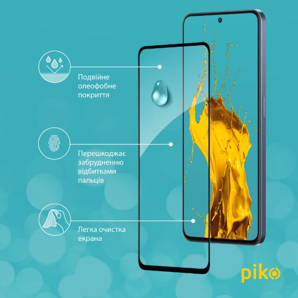 Фото - Защитное стекло для смартфона Piko Full Glue for ZTE V40S (1283126575709)