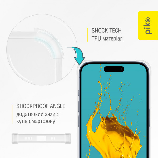 Фото - Чохол для смартфону Piko Shockproof for Apple iPhone 15 Pro (1283126587528)