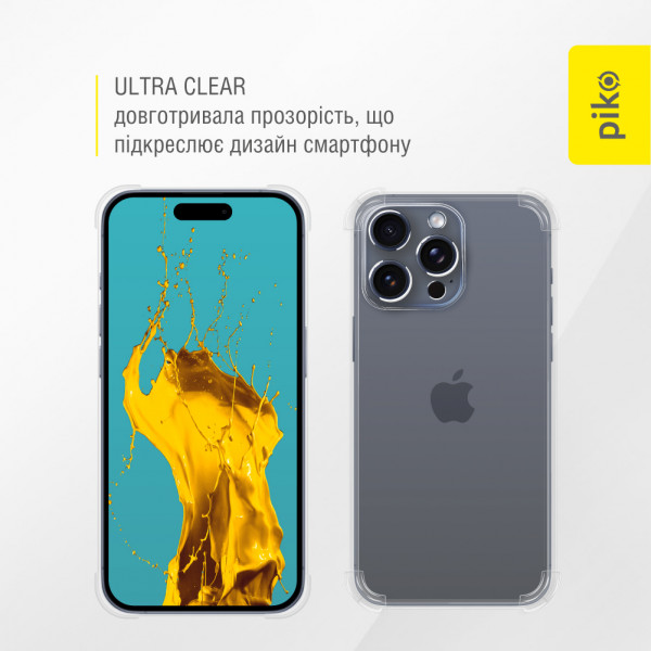 Фото - Чохол для смартфону Piko Shockproof for Apple iPhone 15 Pro (1283126587528)