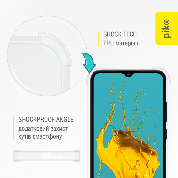 Фото - Чохол для смартфону Piko Shockproof for Samsung A04e
 
Bright (1283126566653)