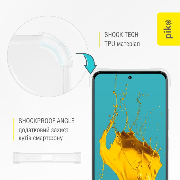 Фото - Чехол для смартфона Piko Shockproof for Xiaomi Redmi Note 12 4G (1283126576447)