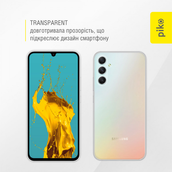 Фото - Чохол для смартфону Piko TPU for Samsung A34 5G Light (1283126566714)
