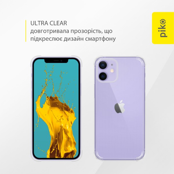 Фото - Чохол для смартфону Piko TPU Shockproof for Apple iPhone 12 Light (1283126610042)