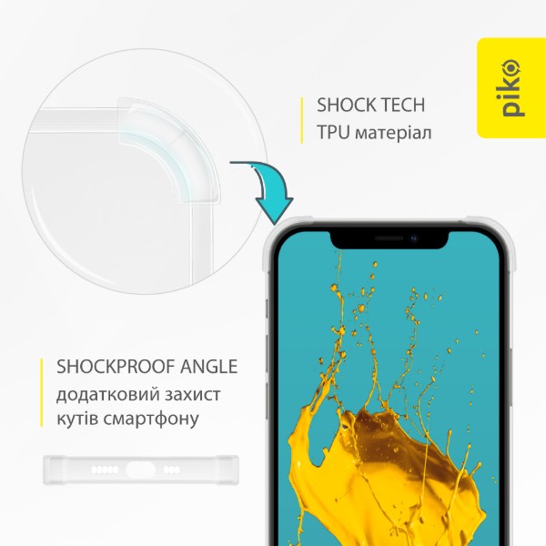 Фото - Чохол для смартфону Piko TPU Shockproof for Apple iPhone 12 Pro Light (1283126610059)