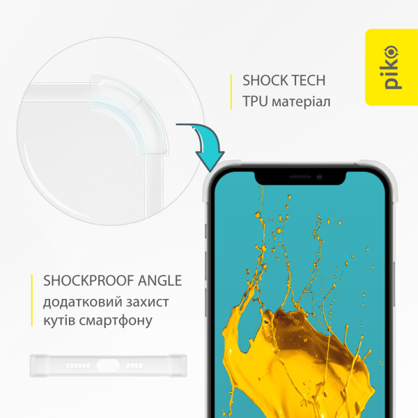 Фото - Чехол для смартфона Piko TPU Shockproof for Apple iPhone 12 Pro Max Light (1283126610066)