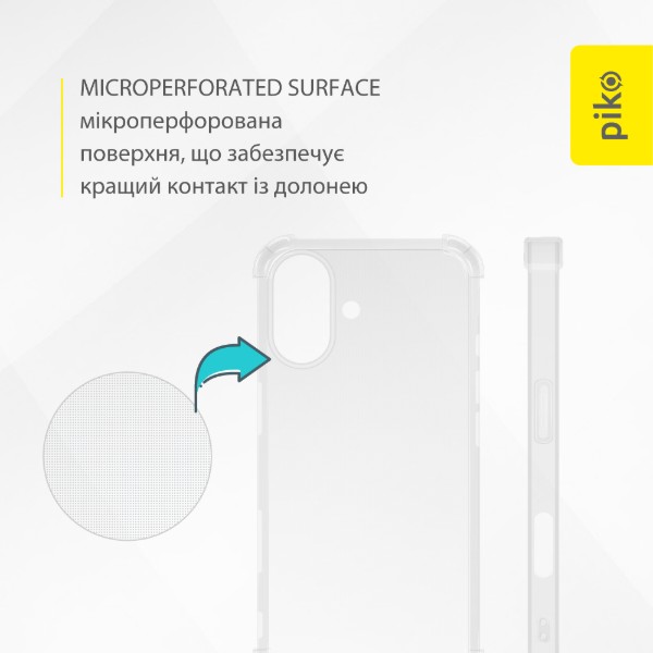 Фото - Чохол для смартфону Piko TPU Shockproof for Apple iPhone 16 Light (1283126610073)