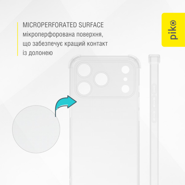 Фото - Чехол для смартфона Piko TPU Shockproof для Apple iPhone 17 Pro светлый (1283126626364)