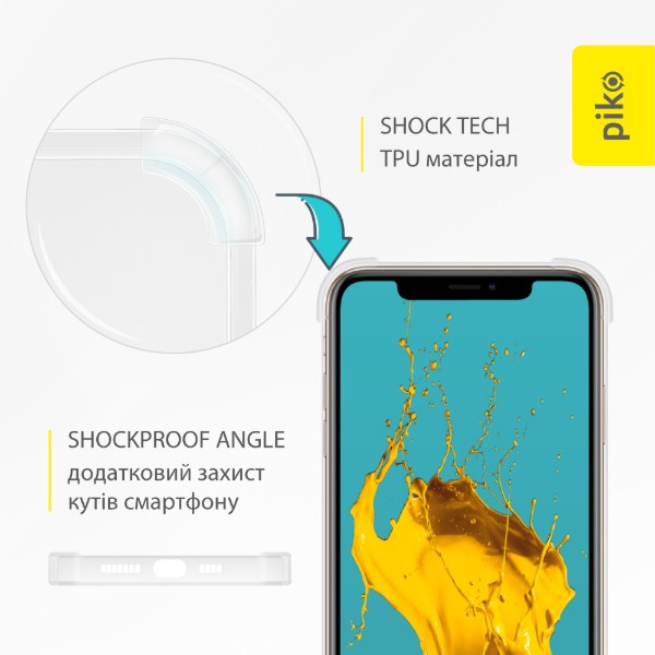 Фото - Чехол для смартфона Piko TPU Shockproof for Apple iPhone XS Max Light (1283126610110)
