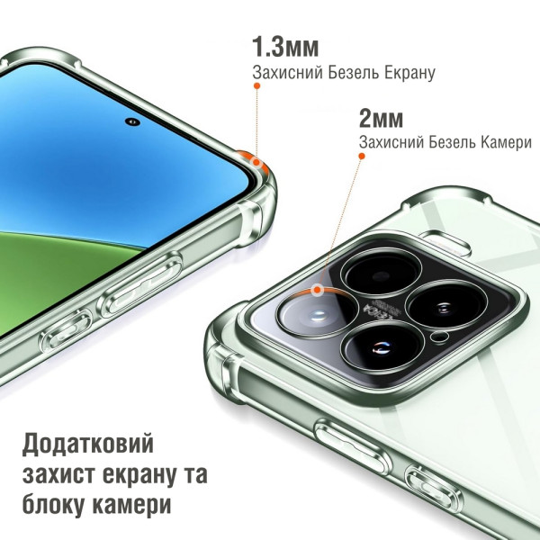 Фото - Чохол для смартфону Piko TPU Shockproof for Xiaomi 15 Transparent (1283126633010)