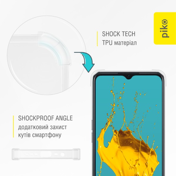 Фото - Чохол для смартфону Piko TPU Shockproof for Oppo A57 4G 2022/A57S 4G Light (1283126610189)