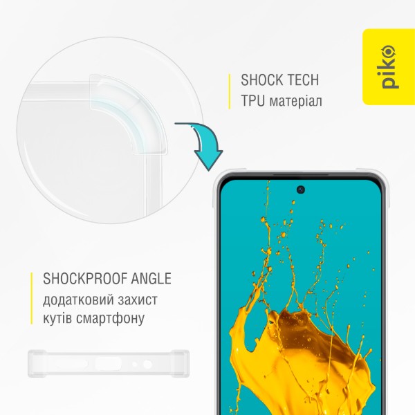 Фото - Чохол для смартфону Piko TPU Shockproof for Oppo A98 Light (1283126610202)