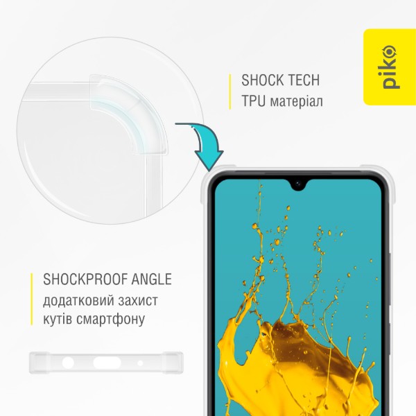 Фото - Чохол для смартфону Piko TPU Shockproof for Xiaomi Redmi A5 світлий (1283126626401)