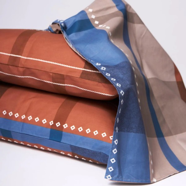 Фото - Комплект постельного белья Moon&Star Микросатин Premium Plaid Perfection 160х220 + 40х60 см 2 шт. (MS-890000648)