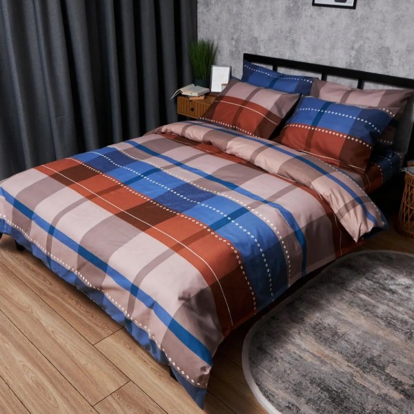 Фото - Комплект постельного белья Moon&Star Микросатин Premium Plaid Perfection 160х220 + 40х60 см 2 шт. (MS-890000648) Фото - Комплект постельного белья Moon&Star Микросатин Premium Plaid Perfection 160х220 + 40х60 см 2 шт. (MS-890000648)