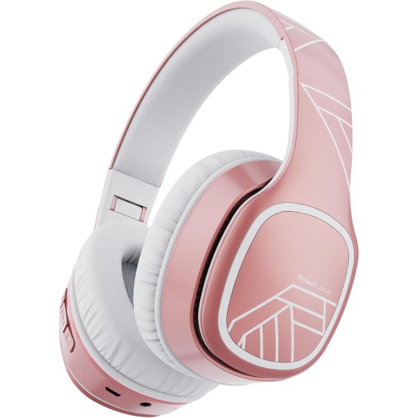 Фото - Навушники повнорозмірні бездротові PowerLocus P7 Rose Gold (pwl-p7-rosegold)