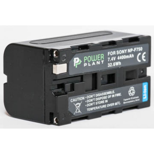 Фото - Акумулятор для фотокамери PowerPlant Sony LED NP-F750 4400mAh (DV00DV1366)