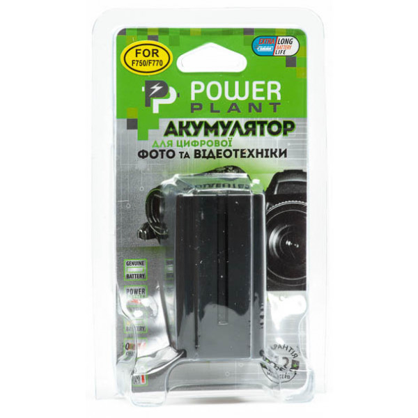 Фото - Акумулятор для фотокамери PowerPlant Sony LED NP-F750 4400mAh (DV00DV1366)