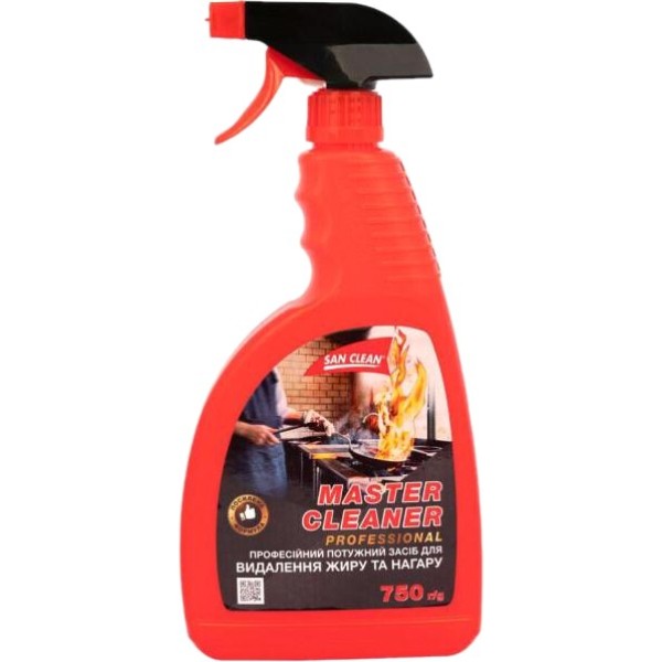 Фото - Средство для удаления жира San Clean Мастер Клинер Professional (4820003543856)