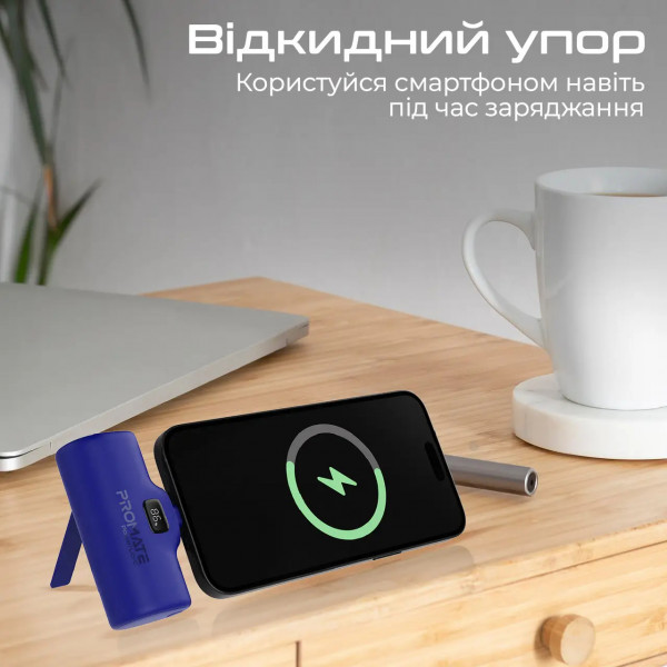 Фото - Батарея мобільна Promate powerup-c.blue