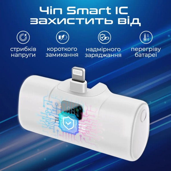 Фото - Батарея мобільна Promate powerup-i.white