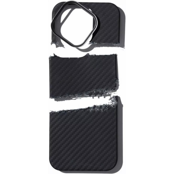 Фото - Чохол для смартфону
 Proove Carbon Slim with Magnetic Ring iPhone 13 Pro Max onyx (PCCSIP13PM60)