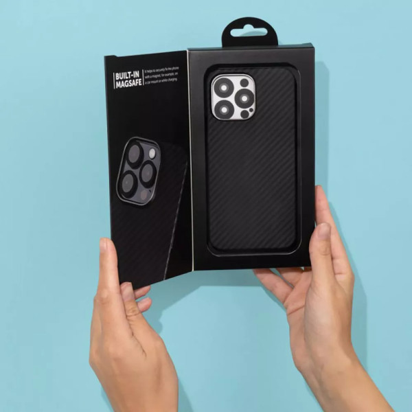 Фото - Чехол для смартфона Proove Carbon Slim with Magnetic Ring iPhone 14 onyx (PCCSIP140060)