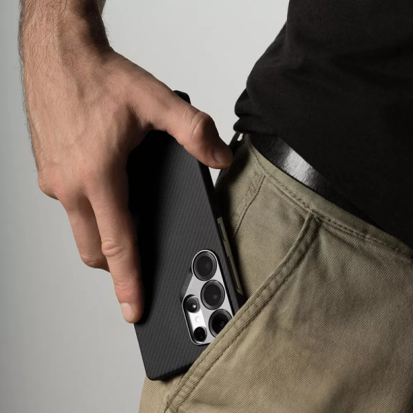 Фото - Чехол для смартфона Proove Carbon Slim with Magnetic Ring Samsung Galaxy S26 Plus black (PCCSSGSP2602)