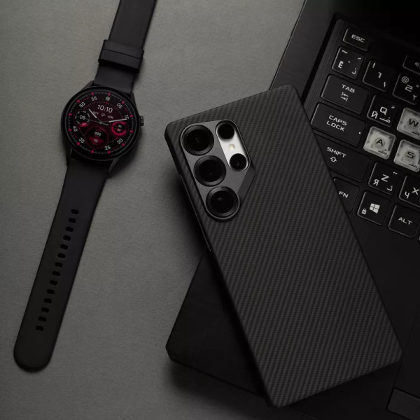 Фото - Чехол для смартфона Proove Carbon Slim with Magnetic Ring Samsung Galaxy S26 Ultra black (PCCSSGSU2602)